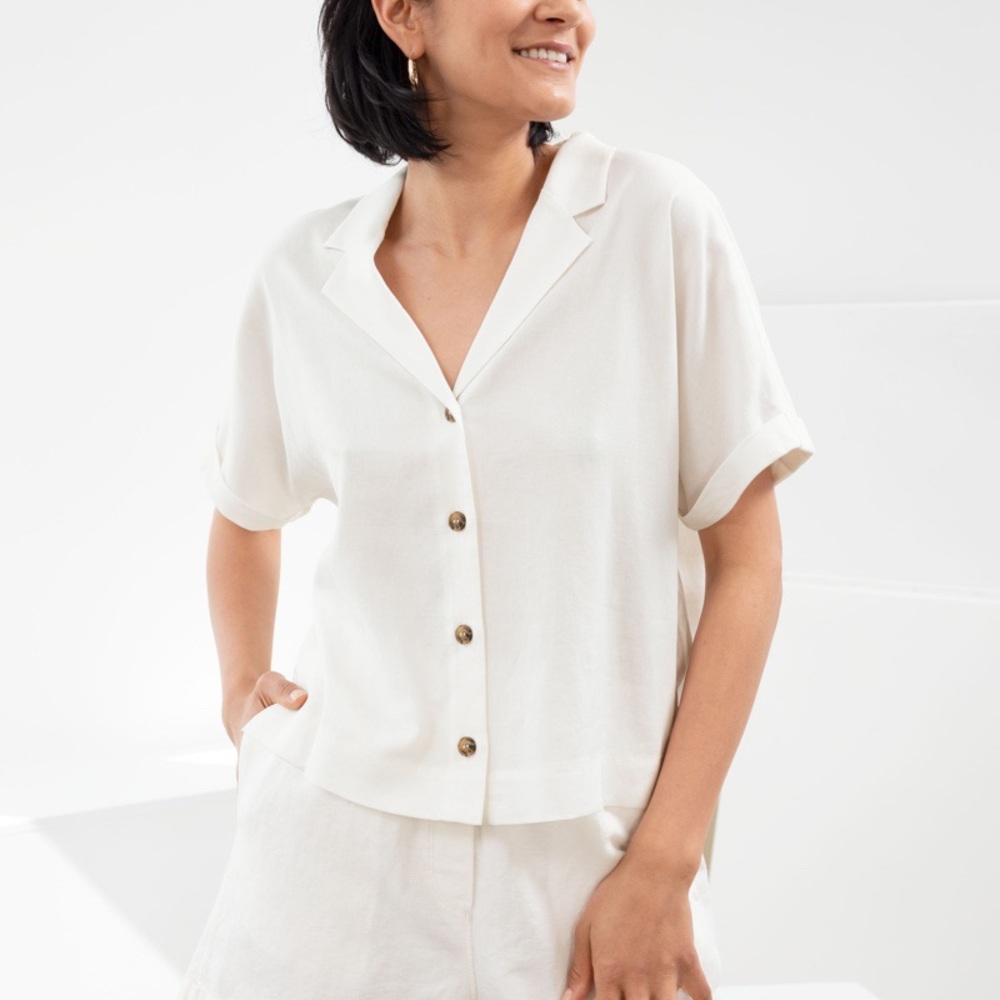 & Other Stories Short Sleeve Relaxed fit Shirt